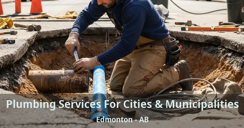 Plumbing Services For Cities & Municipalities Edmonton - AB