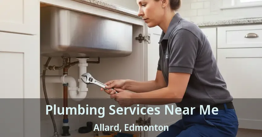 Plumbing Services Near Me Allard, Edmonton - AB