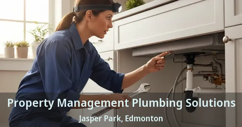 Property Management Plumbing Solutions Jasper Park, Edmonton - AB