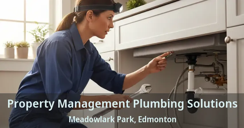 Property Management Plumbing Solutions Meadowlark Park, Edmonton - AB