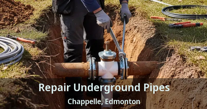 Repair Underground Pipes Chappelle, Edmonton - AB