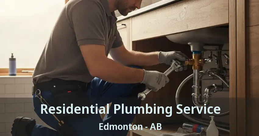 Residential Plumbing Service Edmonton - AB