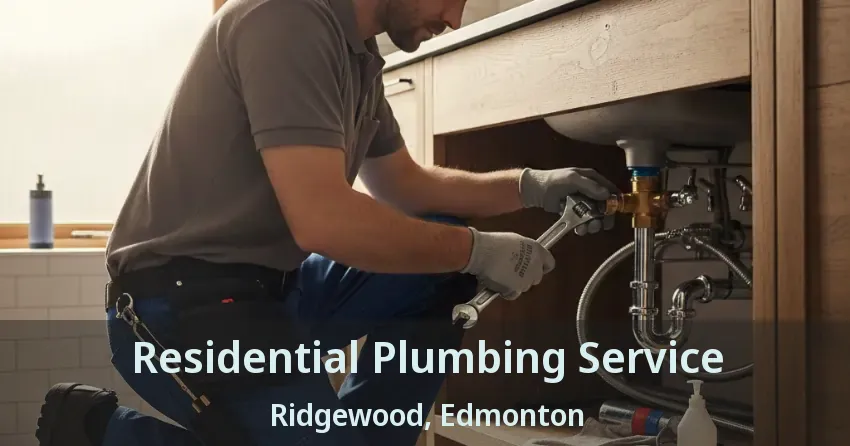 Residential Plumbing Service Ridgewood, Edmonton - AB