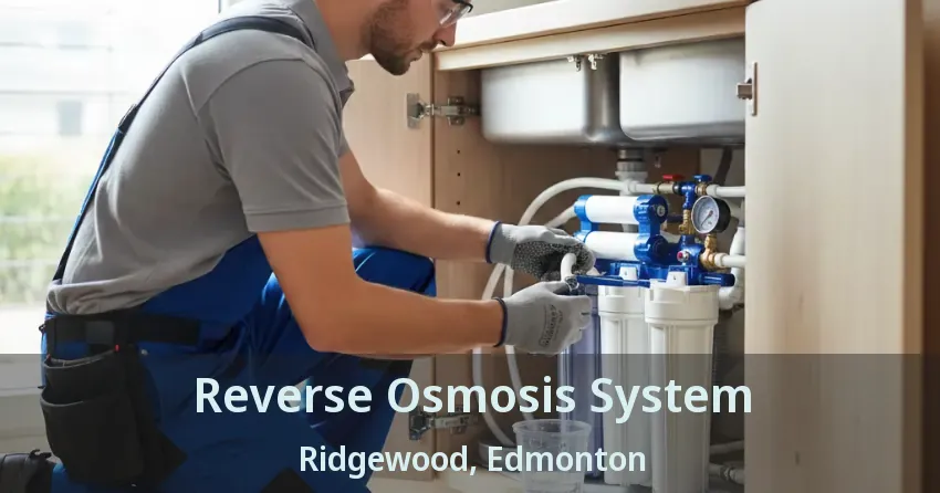 Reverse Osmosis System Ridgewood, Edmonton - AB