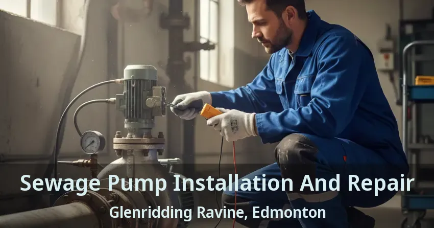 Sewage Pump Installation And Repair Glenridding Ravine, Edmonton - AB