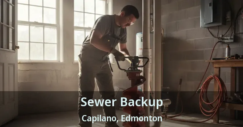 Sewer Backup Capilano, Edmonton - AB