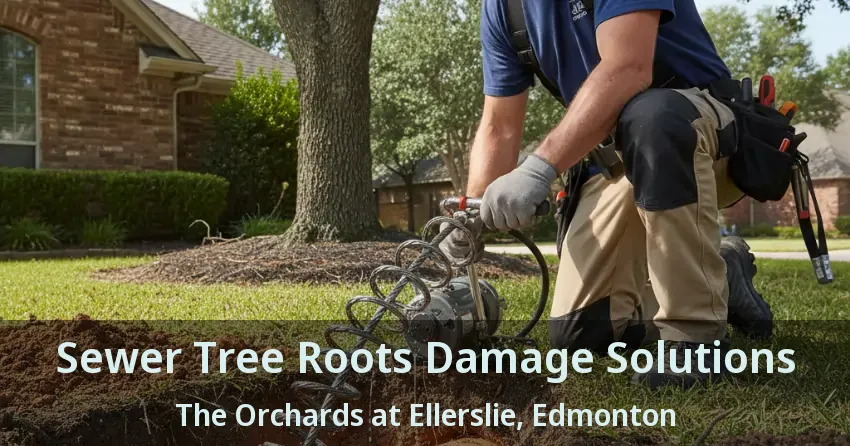 Sewer Tree Roots Damage Solutions The Orchards at Ellerslie, Edmonton - AB