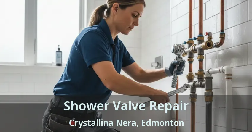 Shower Valve Repair Crystallina Nera, Edmonton - AB