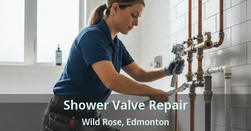 Shower Valve Repair Wild Rose, Edmonton - AB