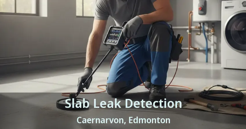 Slab Leak Detection Caernarvon, Edmonton - AB