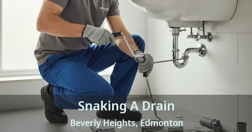 Snaking A Drain Beverly Heights, Edmonton - AB