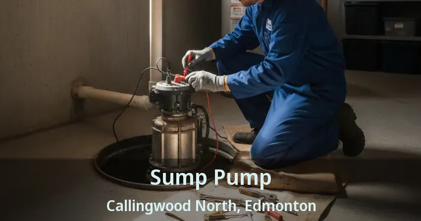 Sump Pump Callingwood North, Edmonton - AB