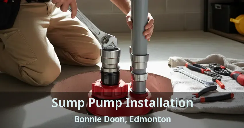 Sump Pump Installation Bonnie Doon, Edmonton - AB