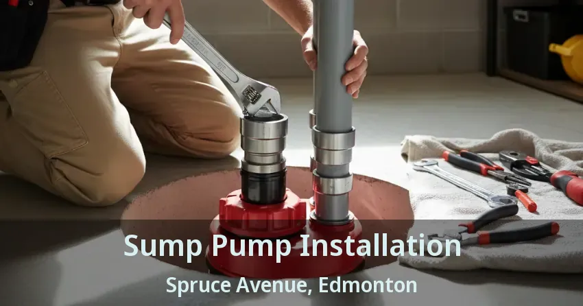Sump Pump Installation Spruce Avenue, Edmonton - AB