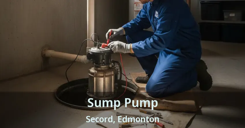 Sump Pump Secord, Edmonton - AB