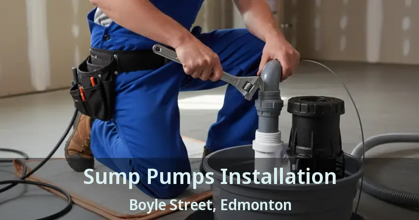 Sump Pumps Installation Boyle Street, Edmonton - AB