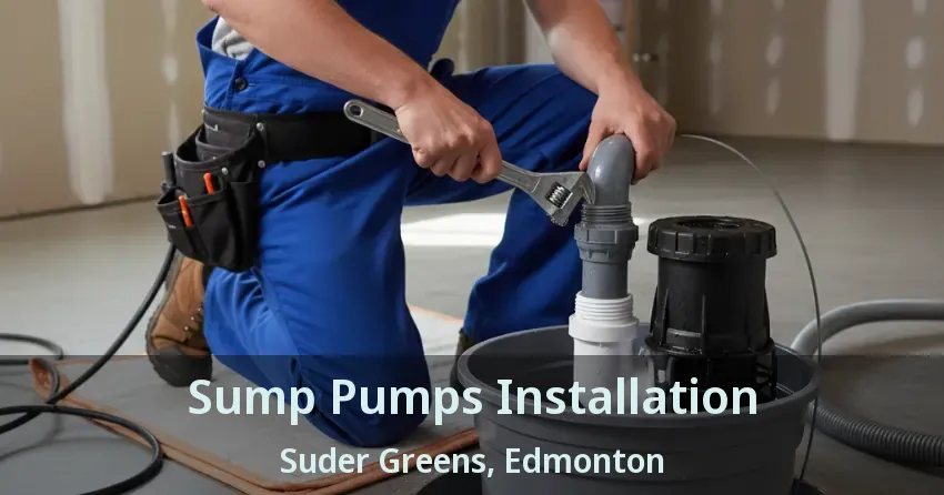 Sump Pumps Installation Suder Greens, Edmonton - AB