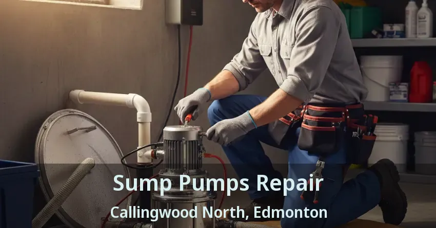 Sump Pumps Repair Callingwood North, Edmonton - AB