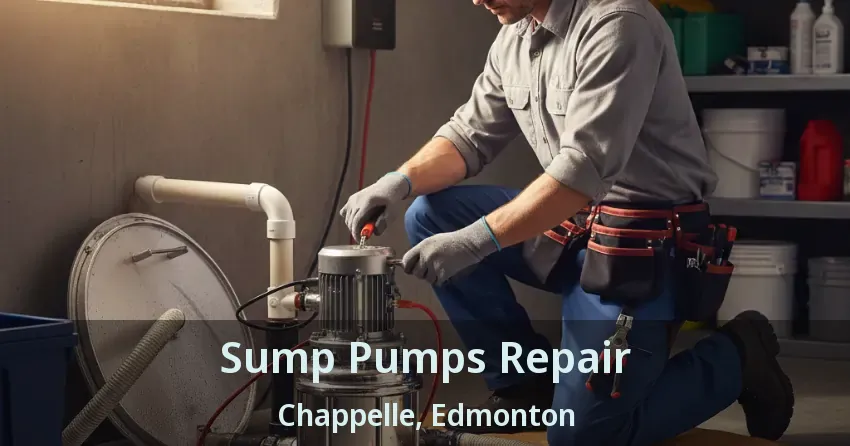 Sump Pumps Repair Chappelle, Edmonton - AB