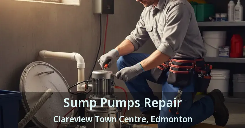 Sump Pumps Repair Clareview Town Centre, Edmonton - AB