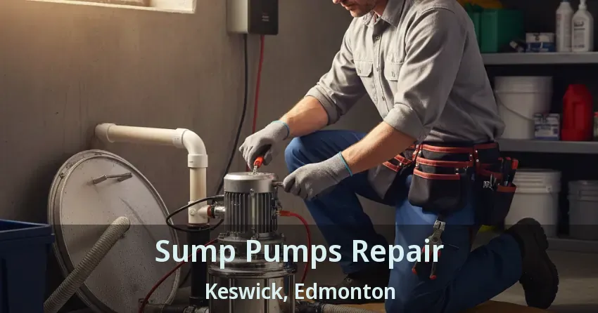 Sump Pumps Repair Keswick, Edmonton - AB