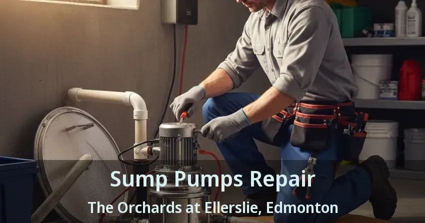 Sump Pumps Repair The Orchards at Ellerslie, Edmonton - AB
