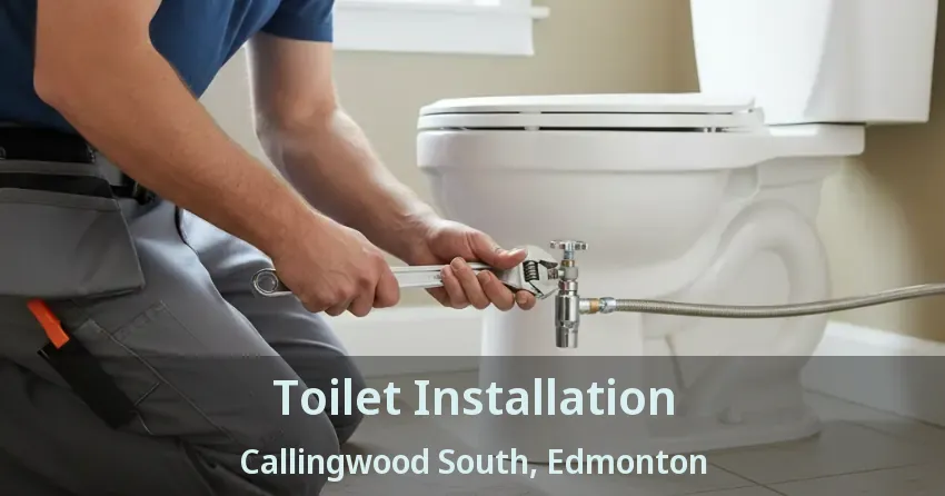 Toilet Installation Callingwood South, Edmonton - AB