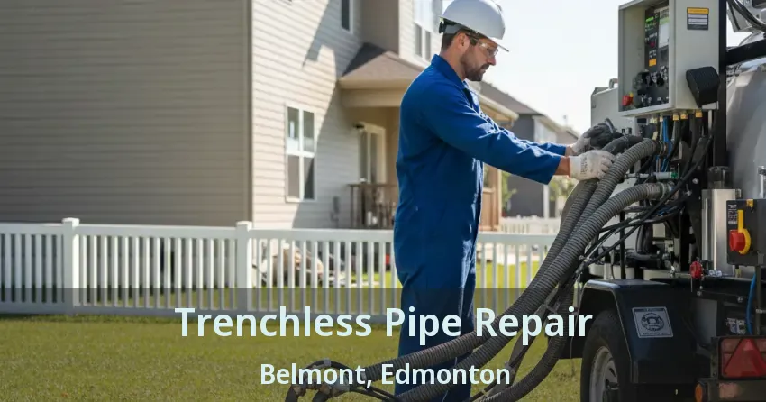 Trenchless Pipe Repair Belmont, Edmonton - AB