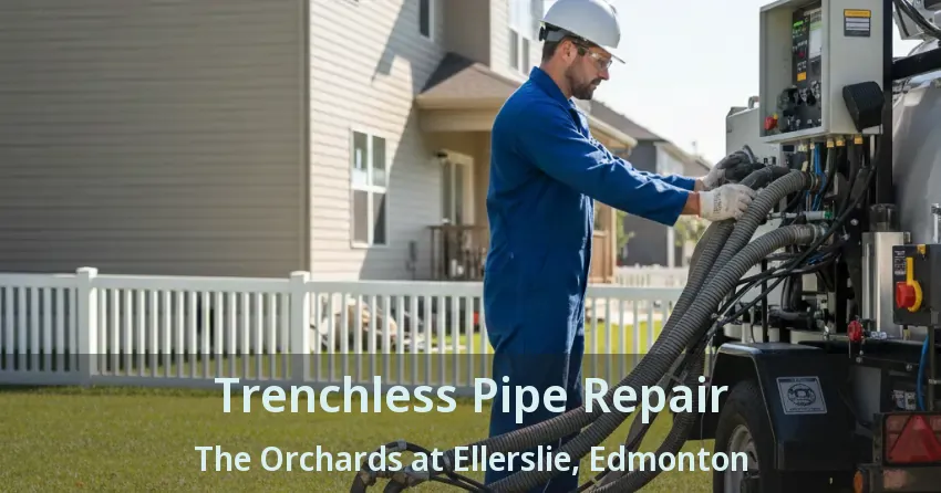 Trenchless Pipe Repair The Orchards at Ellerslie, Edmonton - AB