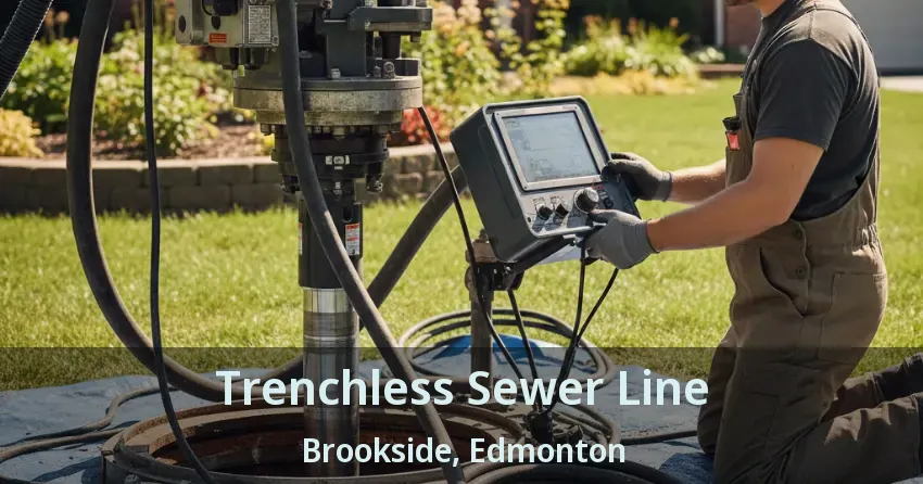 Trenchless Sewer Line Brookside, Edmonton - AB
