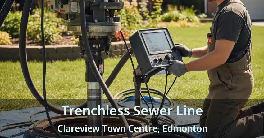 Trenchless Sewer Line Clareview Town Centre, Edmonton - AB
