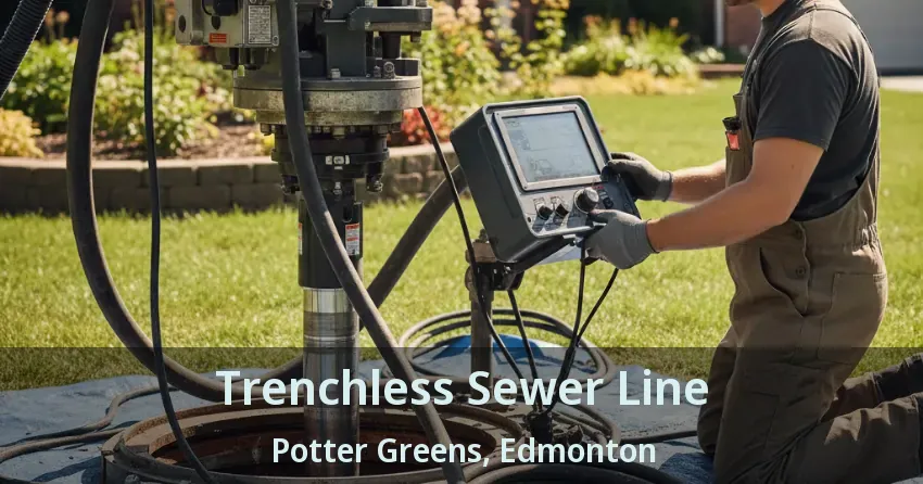 Trenchless Sewer Line Potter Greens, Edmonton - AB
