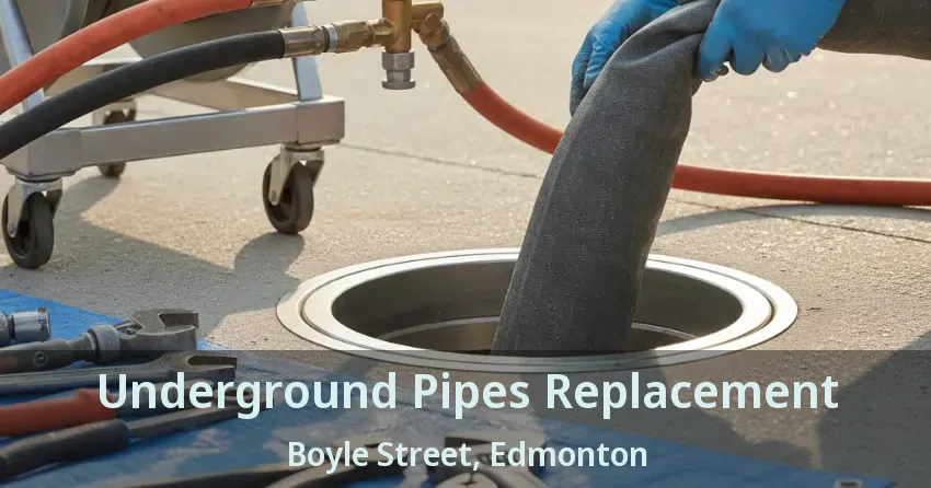 Underground Pipes Replacement Boyle Street, Edmonton - AB