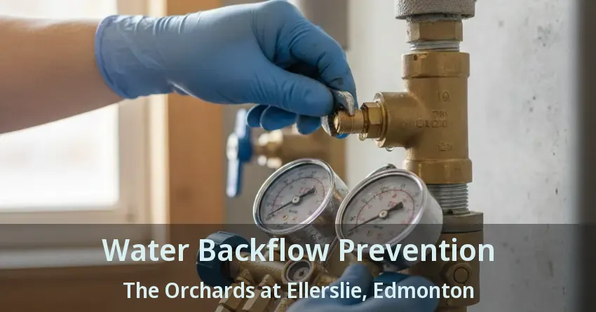 Water Backflow Prevention The Orchards at Ellerslie, Edmonton - AB