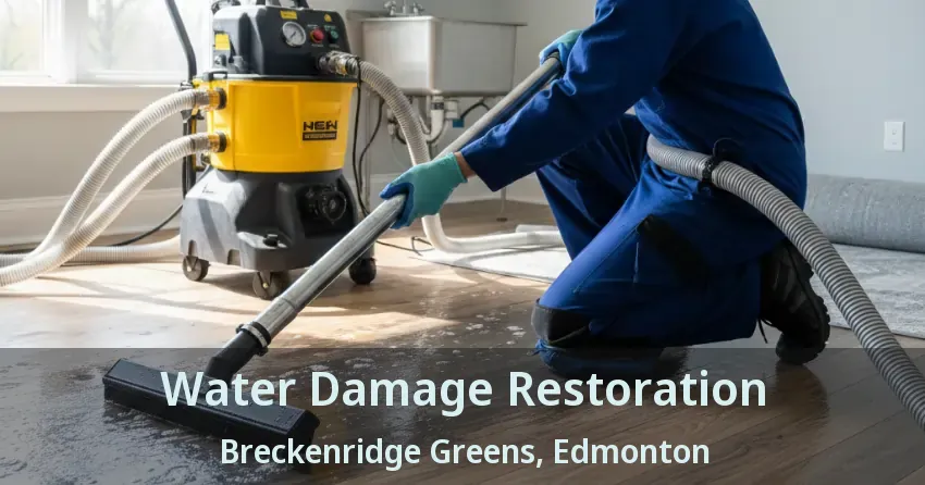 Water Damage Restoration Breckenridge Greens, Edmonton - AB