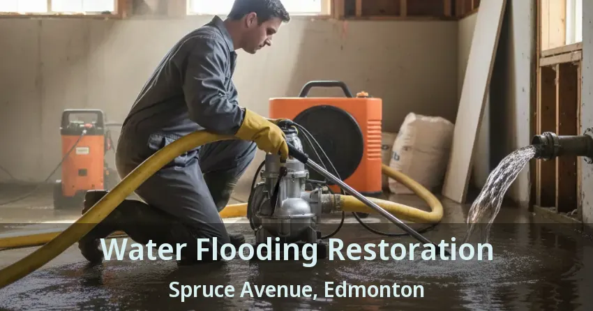 Water Flooding Restoration Spruce Avenue, Edmonton - AB