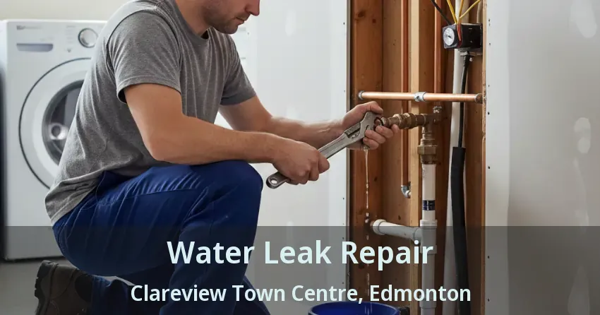 Water Leak Repair Clareview Town Centre, Edmonton - AB