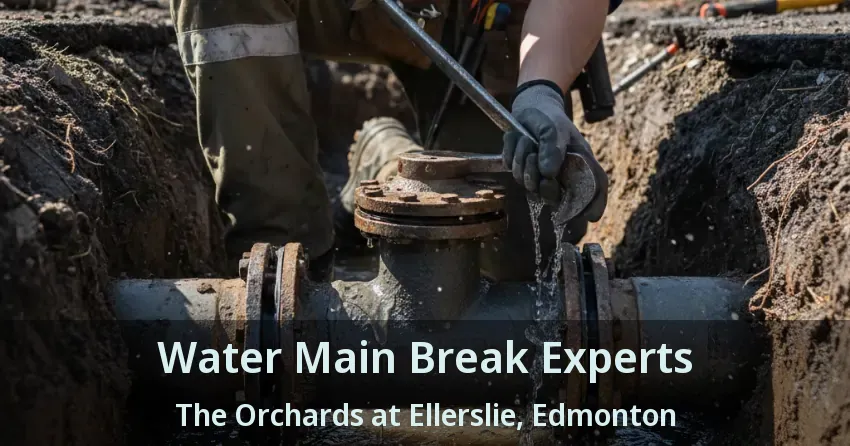 Water Main Break Experts The Orchards at Ellerslie, Edmonton - AB