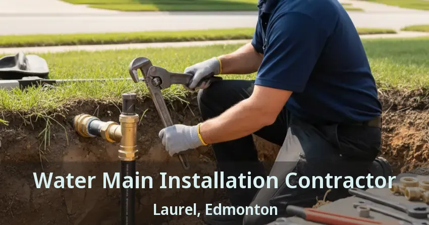 Water Main Installation Contractor Laurel, Edmonton - AB