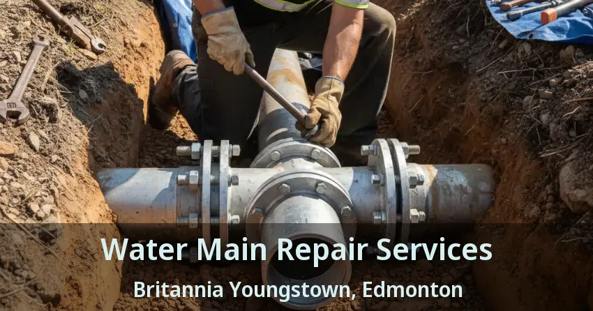 Water Main Repair Services Britannia Youngstown, Edmonton - AB