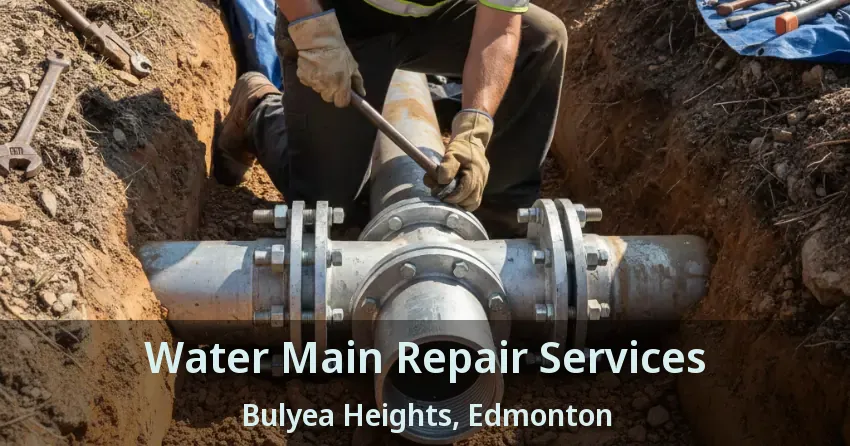 Water Main Repair Services Bulyea Heights, Edmonton - AB