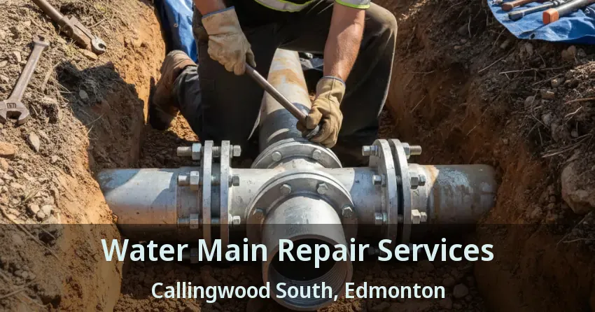 Water Main Repair Services Callingwood South, Edmonton - AB
