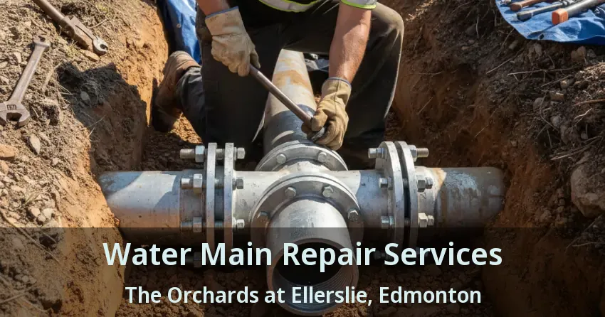 Water Main Repair Services The Orchards at Ellerslie, Edmonton - AB