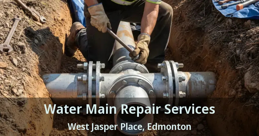 Water Main Repair Services West Jasper Place, Edmonton - AB