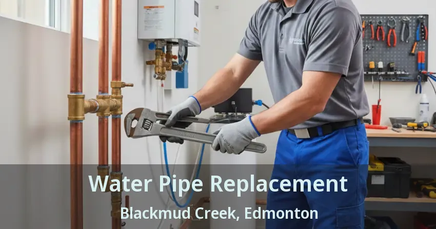 Water Pipe Replacement Blackmud Creek, Edmonton - AB