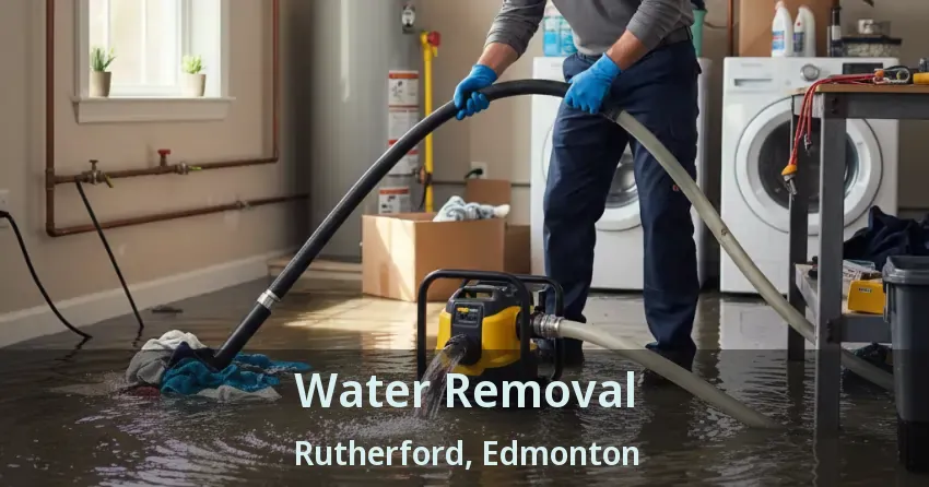 Water Removal Rutherford, Edmonton - AB