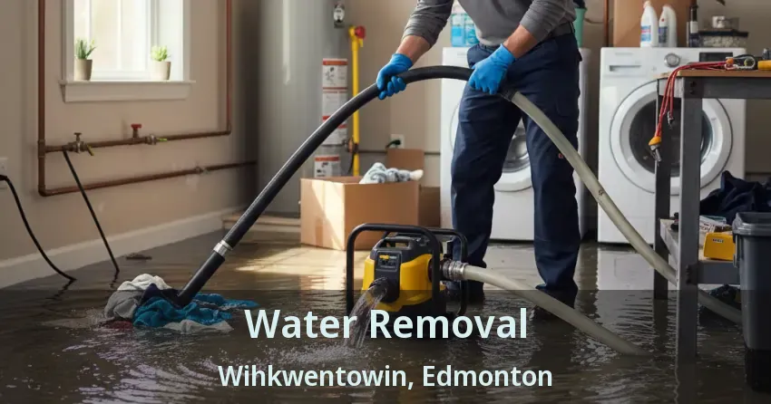 Water Removal Wihkwentowin, Edmonton - AB