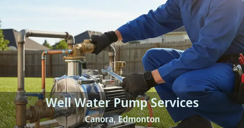 Well Water Pump Services Canora, Edmonton - AB