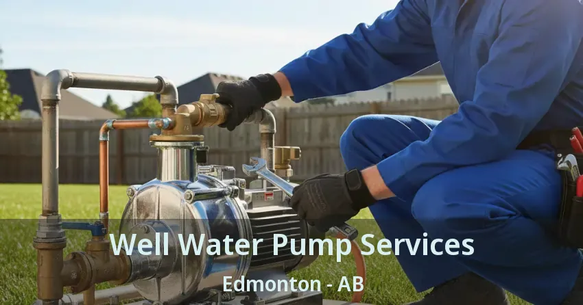 Well Water Pump Services Edmonton - AB