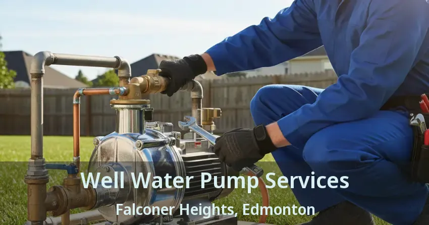 Well Water Pump Services Falconer Heights, Edmonton - AB